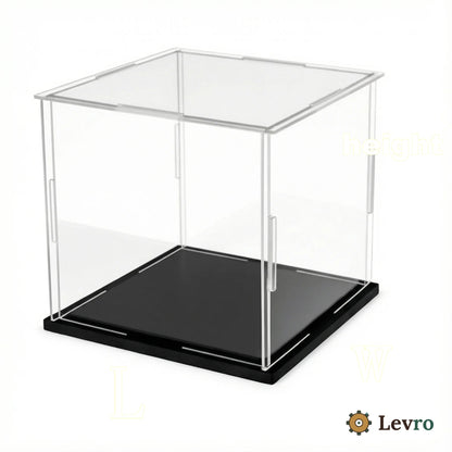 Clear display case for the Christmas Cabin miniature kit – photo 2