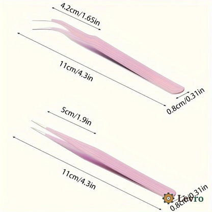 Precision tweezers set for miniature kits – photo 2