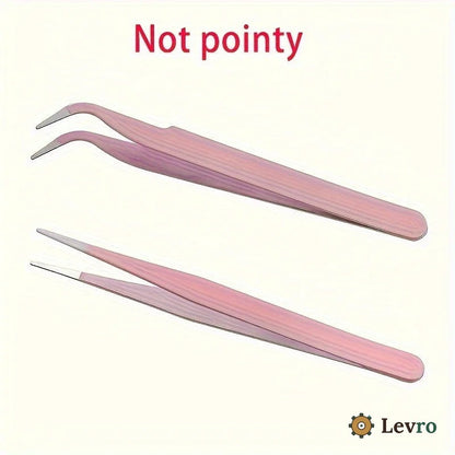 Precision tweezers set for miniature kits – photo 3